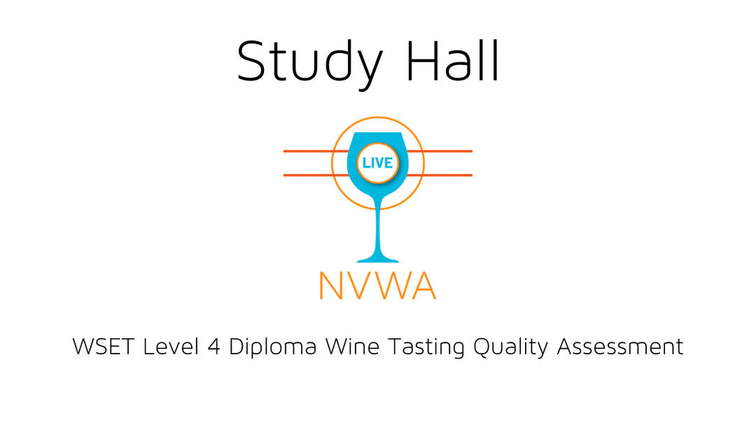 Study Hall WSET Level 3 Red Wine Tasting Note