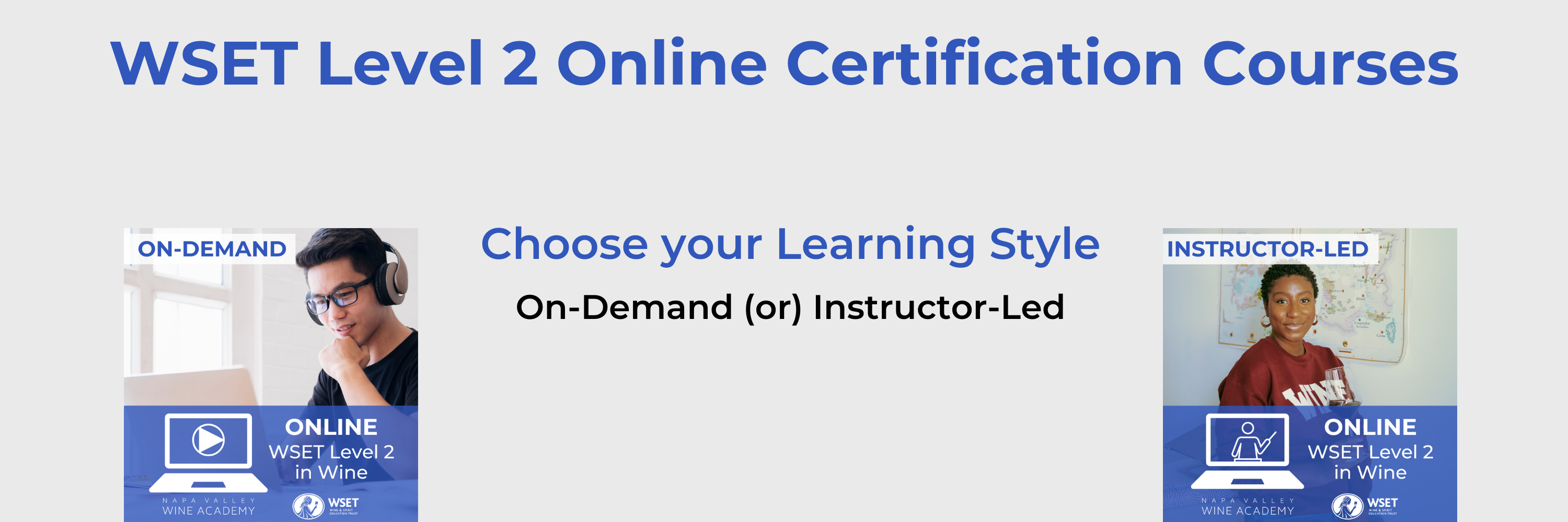 wset level 2 wine online certification courses