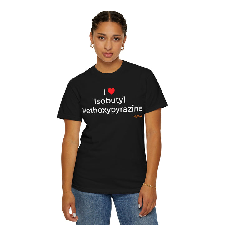 NVWA T-shirt “I ❤️ Isobutyl Methoxypyrazine”