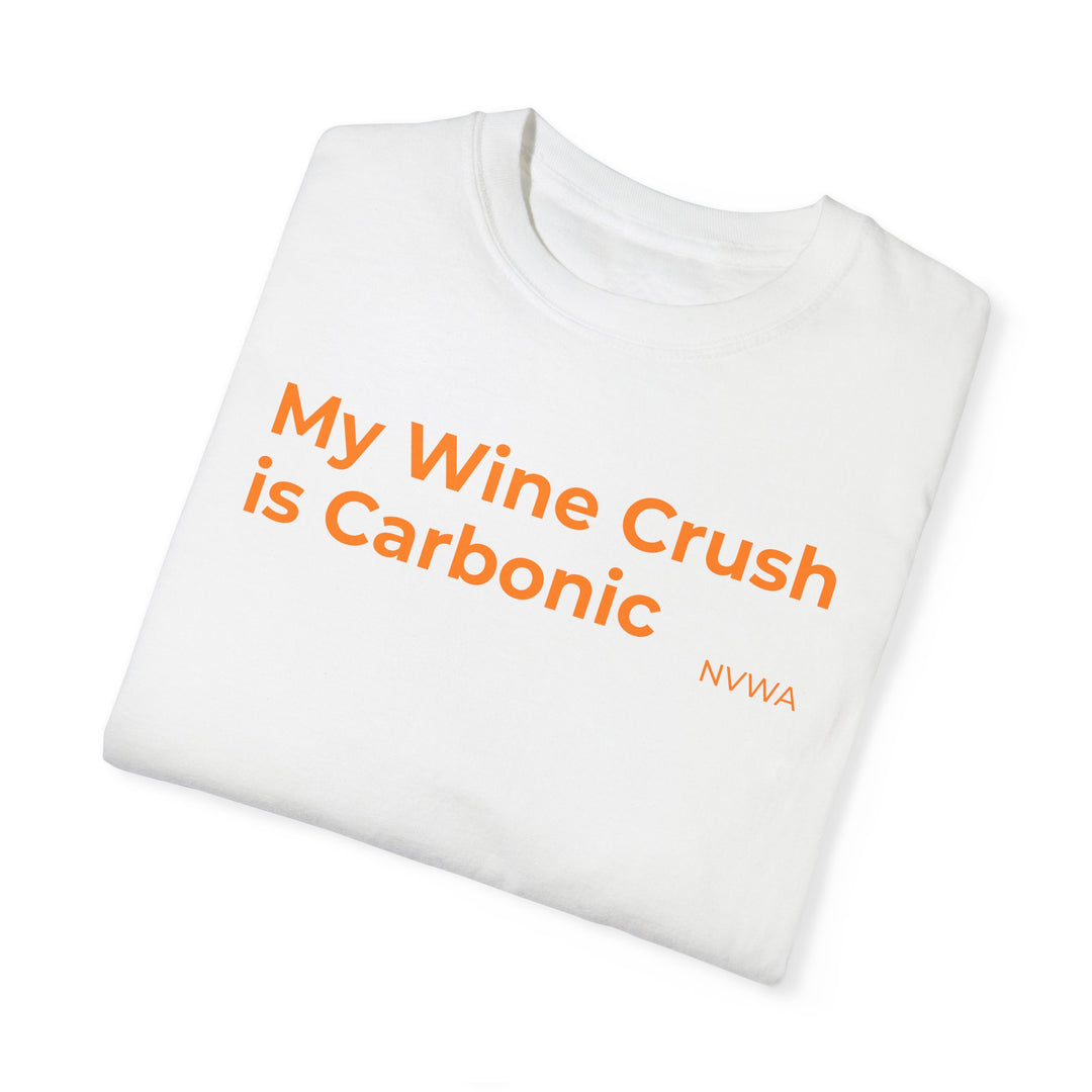 NVWA t-shirt “My Wine Crush is Carbonic”