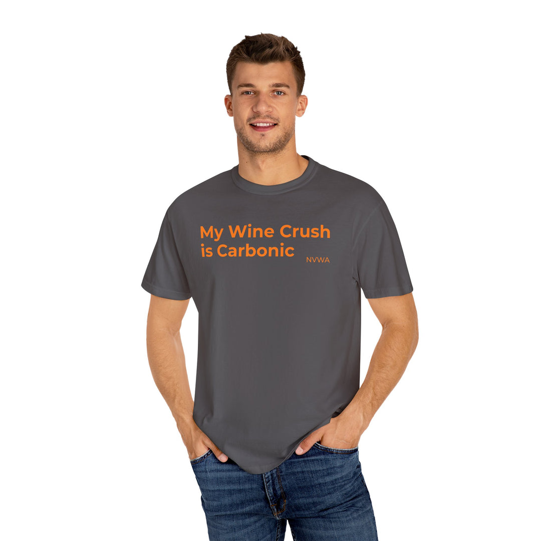 NVWA t-shirt “My Wine Crush is Carbonic”