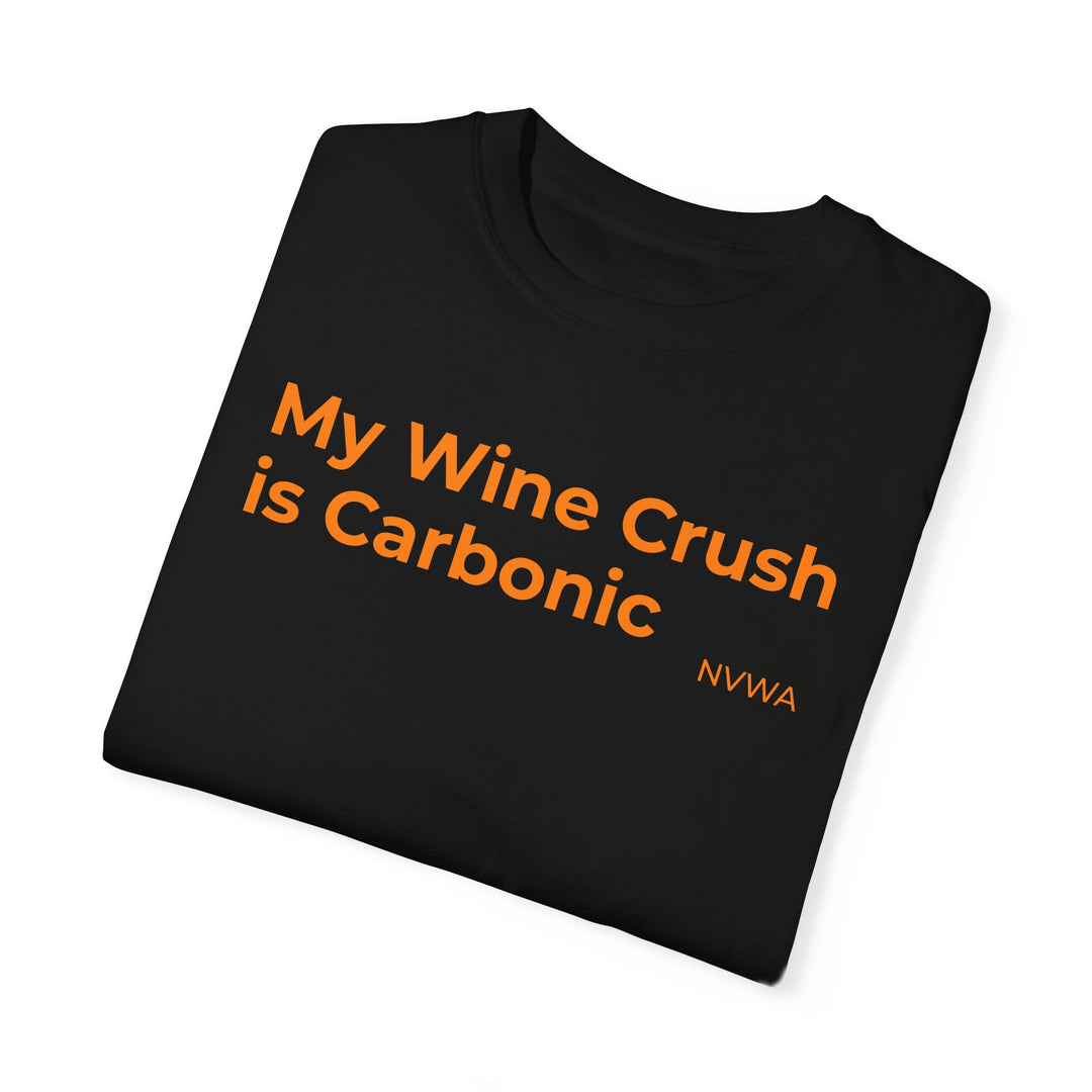 NVWA t-shirt “My Wine Crush is Carbonic”