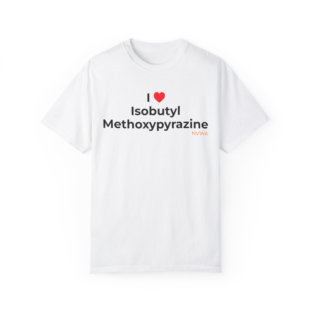 NVWA T-shirt “I ❤️ Isobutyl Methoxypyrazine”