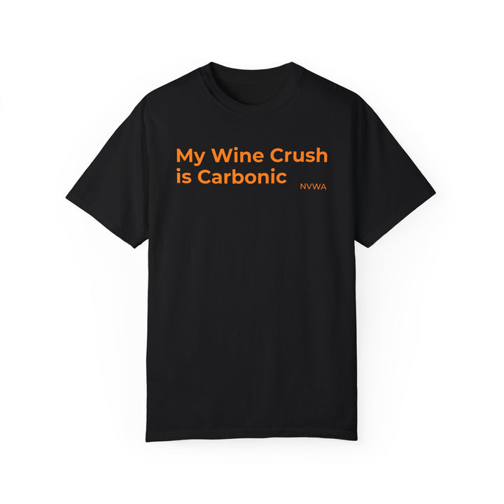 NVWA t-shirt “My Wine Crush is Carbonic”