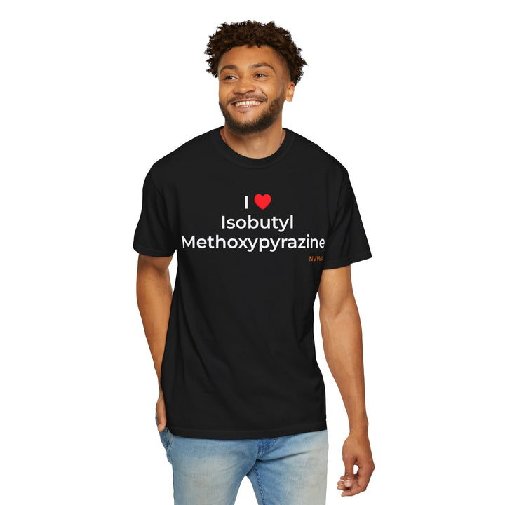 NVWA T-shirt “I ❤️ Isobutyl Methoxypyrazine”