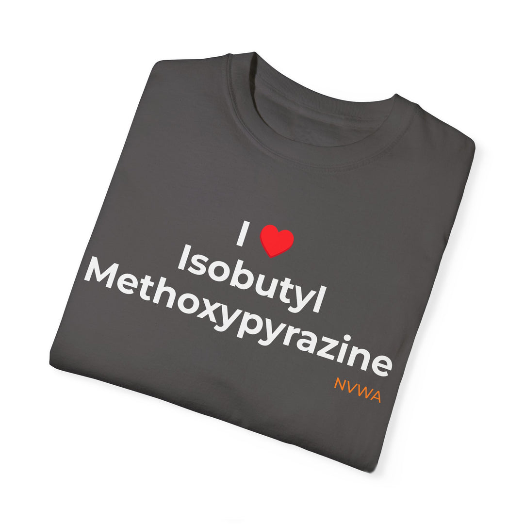 NVWA T-shirt “I ❤️ Isobutyl Methoxypyrazine”