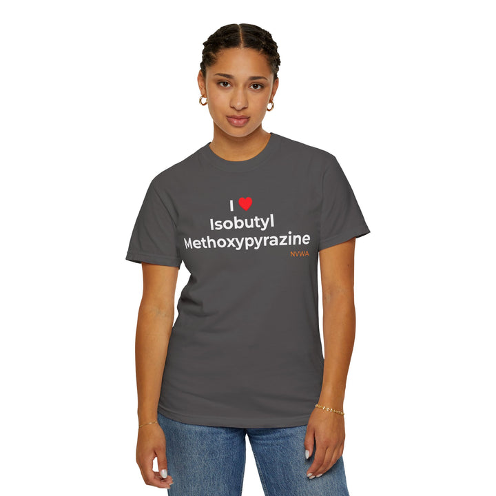 NVWA T-shirt “I ❤️ Isobutyl Methoxypyrazine”