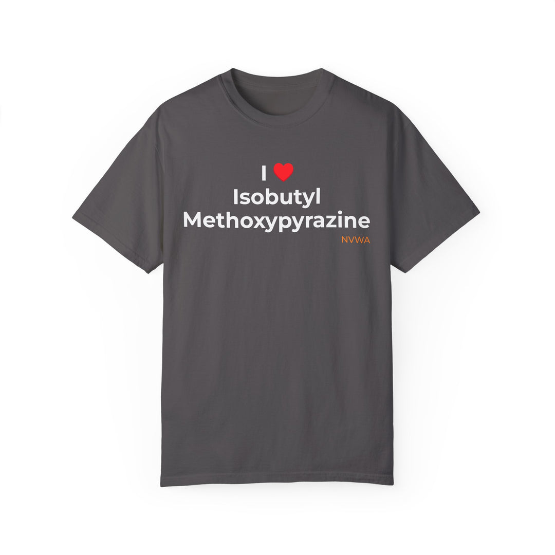 NVWA T-shirt “I ❤️ Isobutyl Methoxypyrazine”