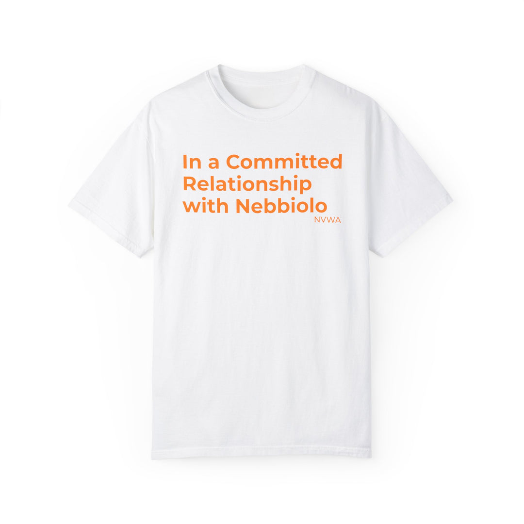 NVWA T-Shirt “In a Committed Relationship with Nebbiolo”