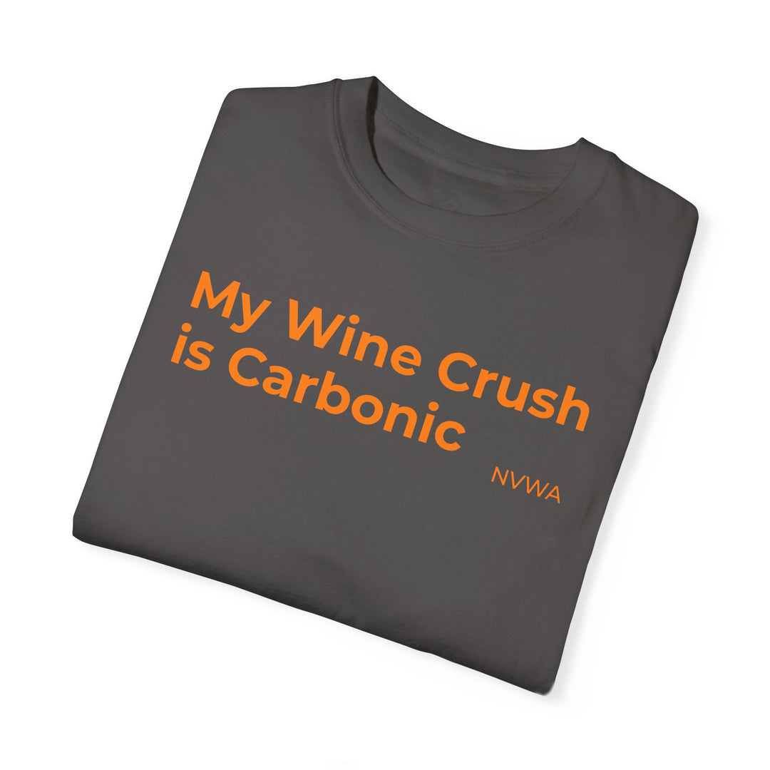 NVWA t-shirt “My Wine Crush is Carbonic”