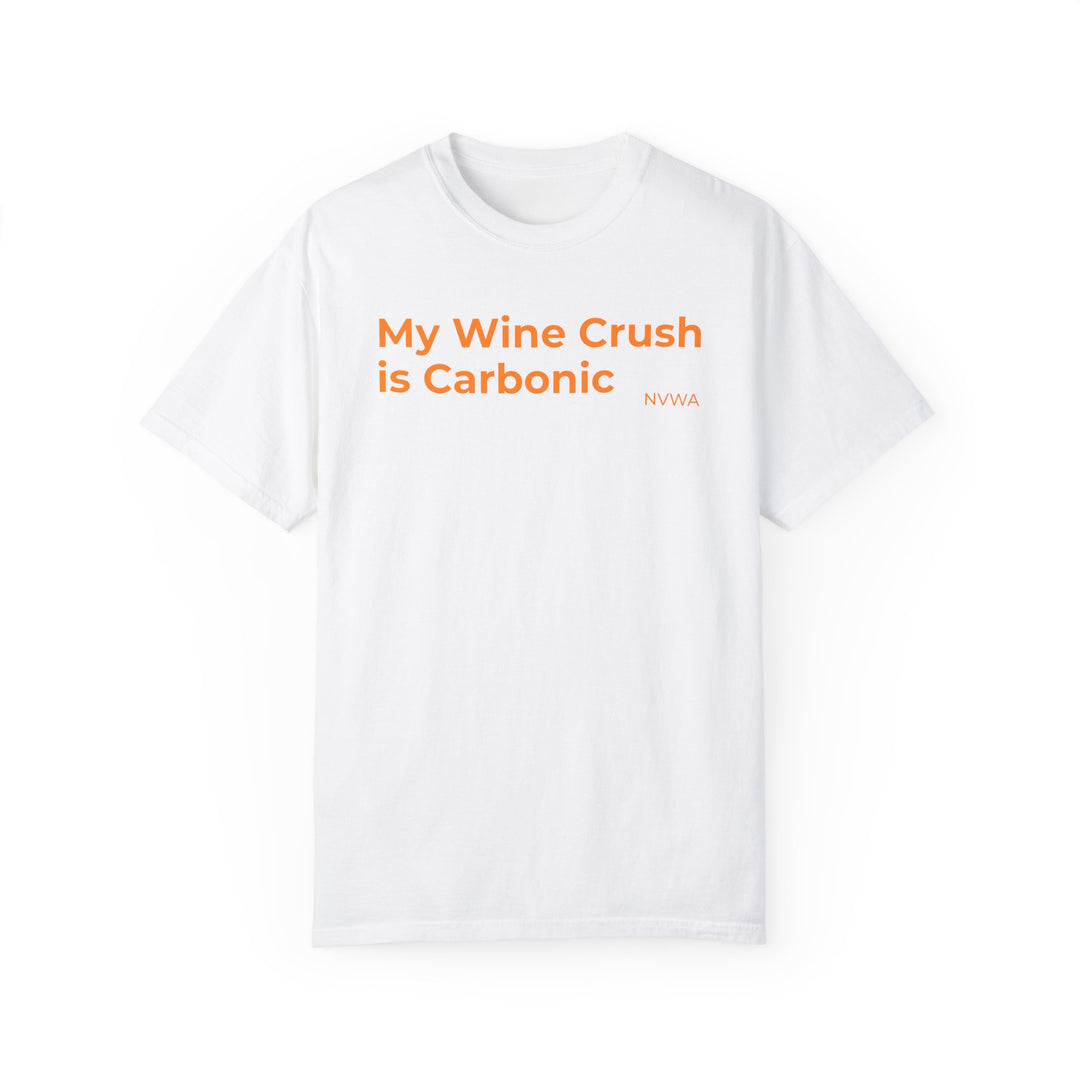 NVWA t-shirt “My Wine Crush is Carbonic”