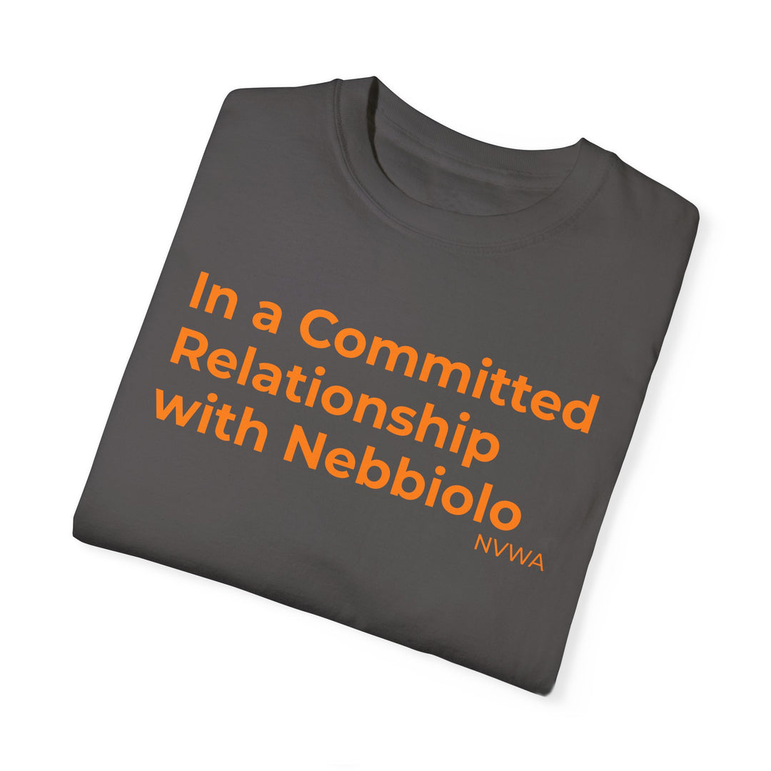 NVWA T-Shirt “In a Committed Relationship with Nebbiolo”