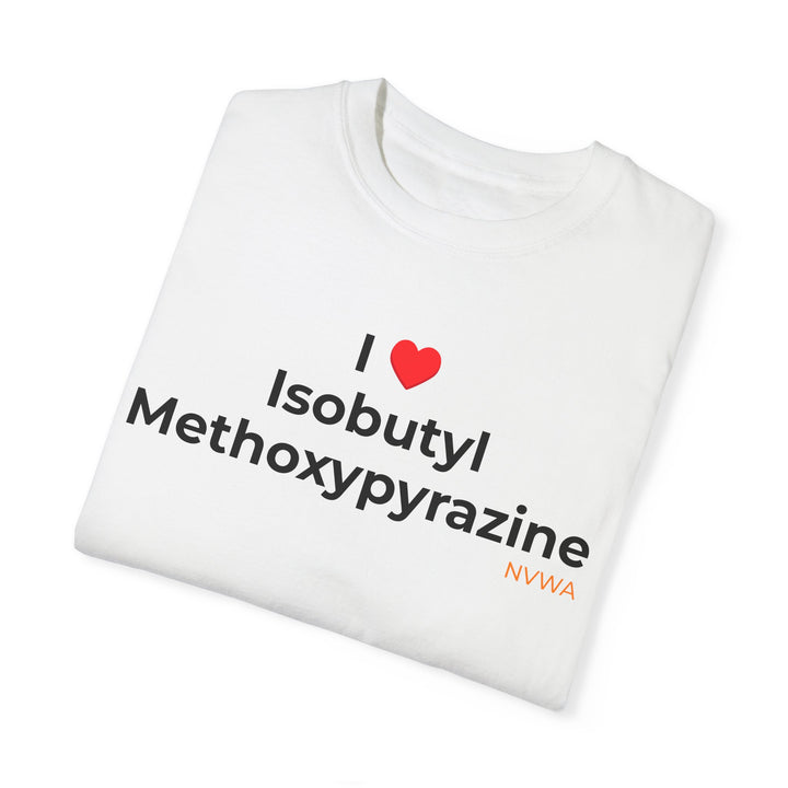 NVWA T-shirt “I ❤️ Isobutyl Methoxypyrazine”