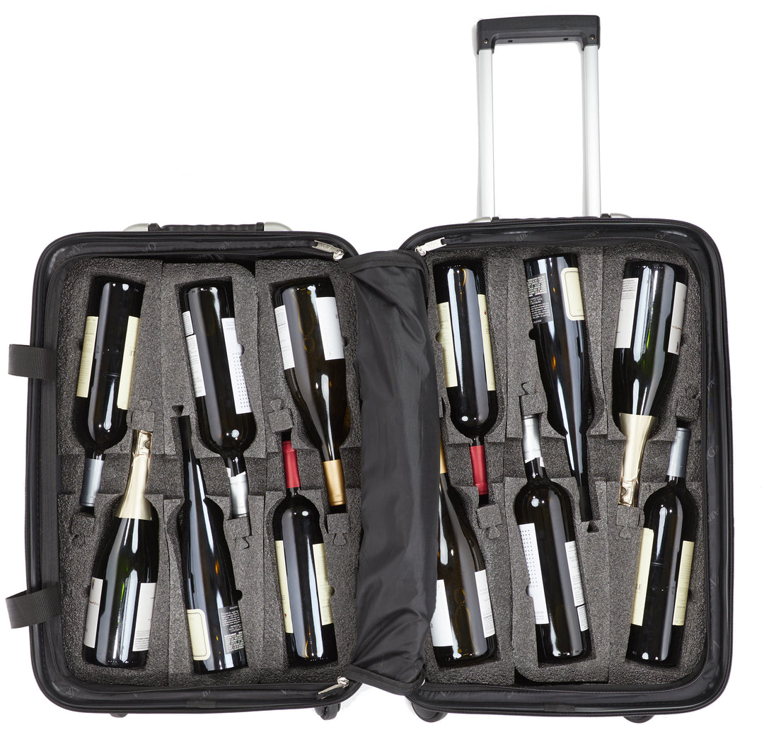 VinGardeValise® Grande 12 - Bottle Wine Suitcase