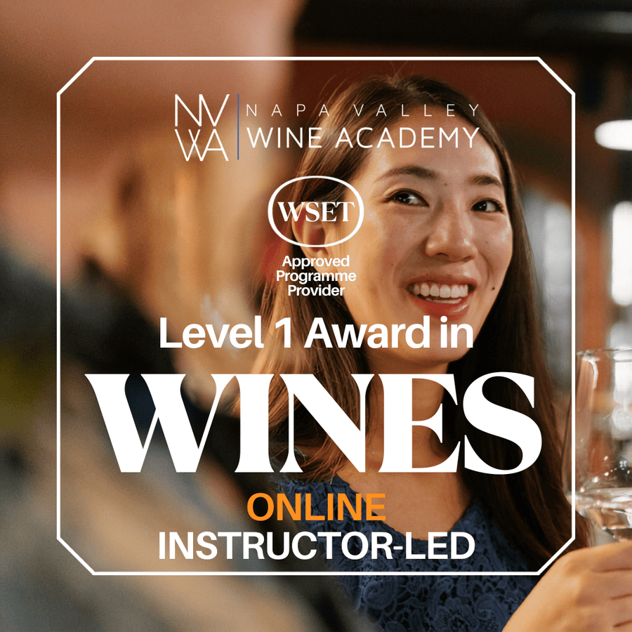 WSET Level 1 Wine Online | Instructor-Led Course - Napa Valley Wine Academy