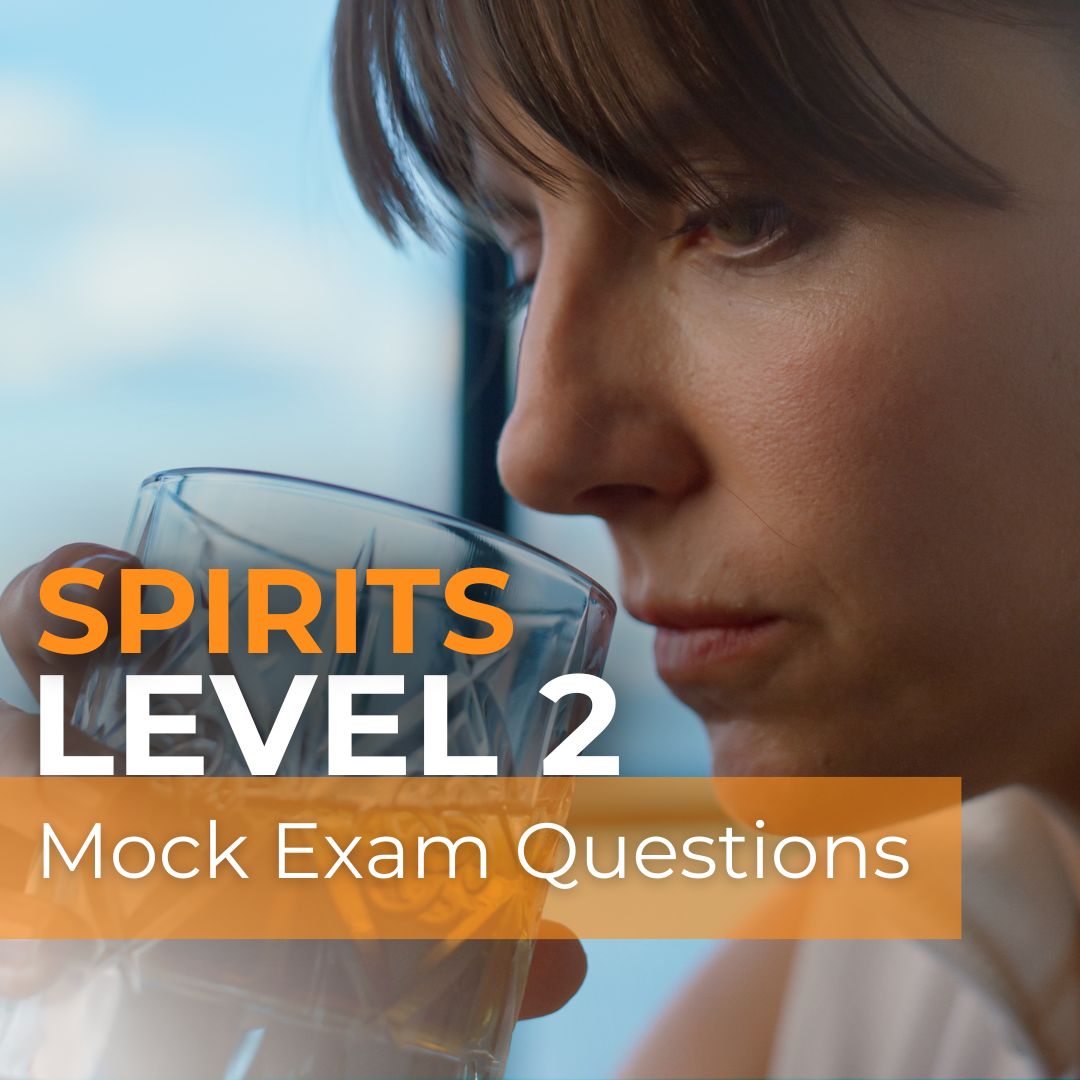 Woman sipping from a glass, representing the focused study environment for WSET Level 2 Spirits – Mock Exam Questions, designed for thorough exam preparation.