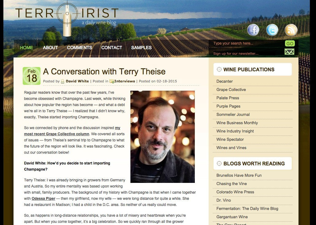 Terroirist Blog