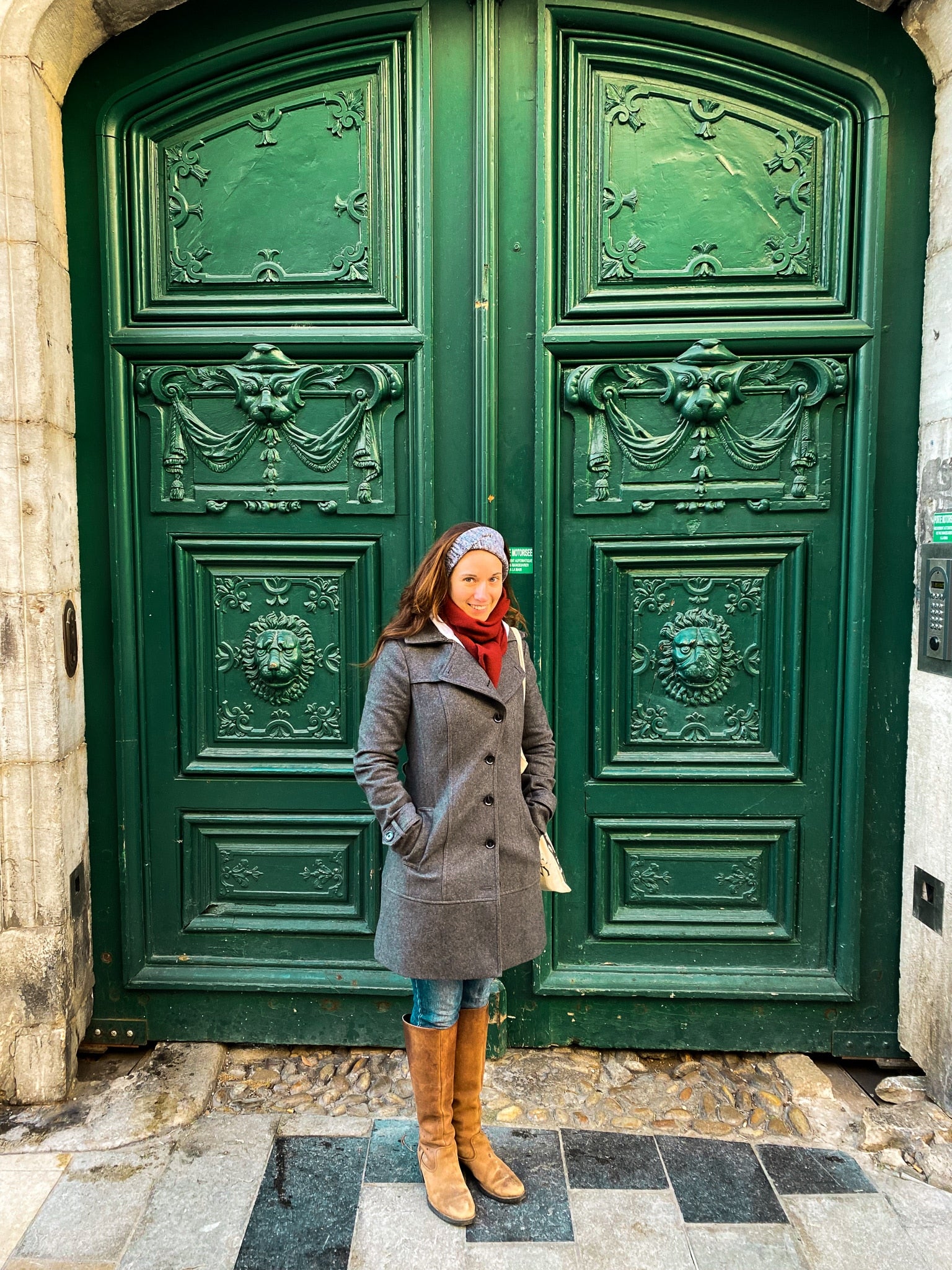 Emily on the Route de l'Absinthe