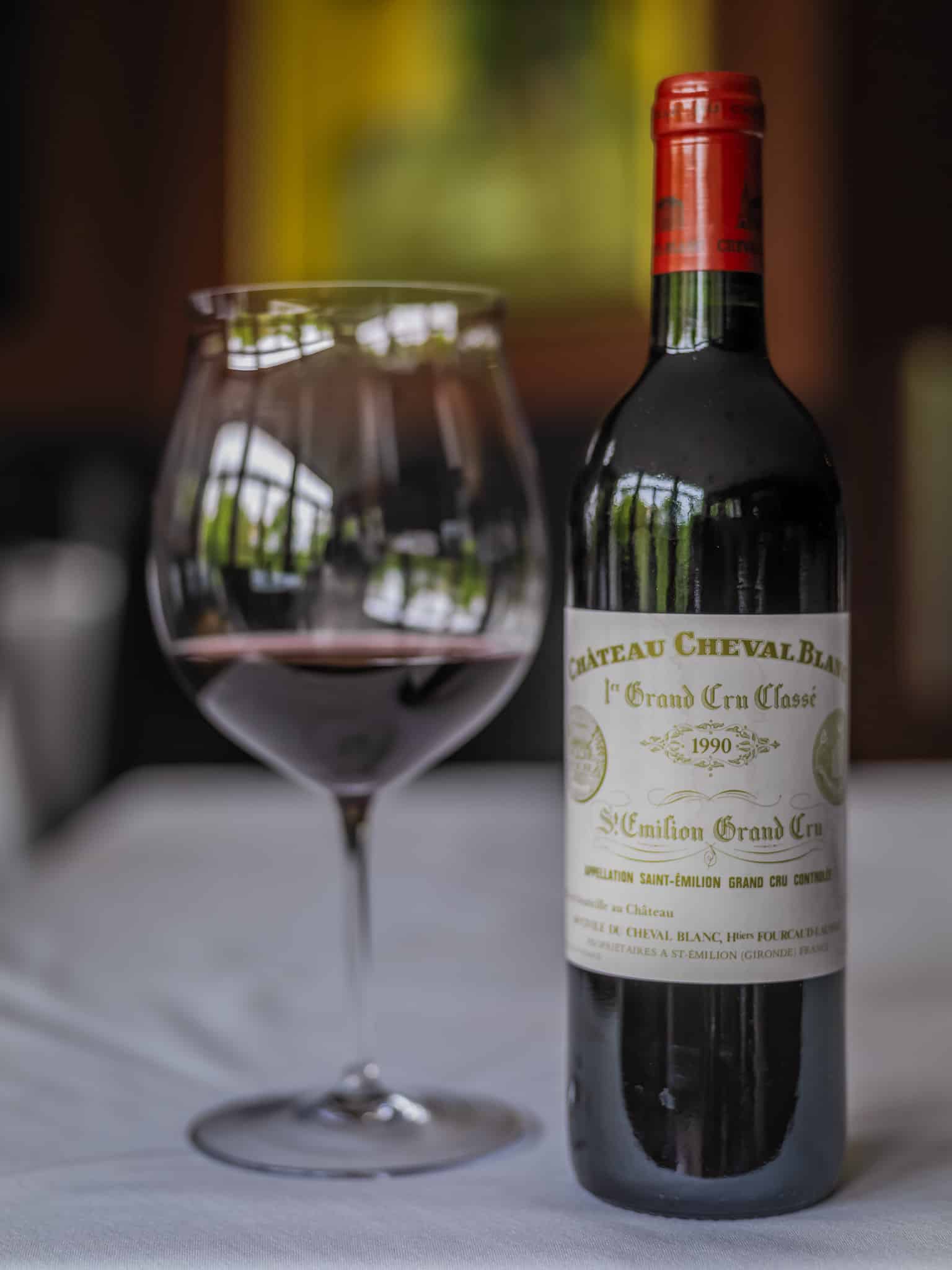 1990 Chateau Cheval Blanc at Troquet | photo credit: Dale Cruse via Flickr