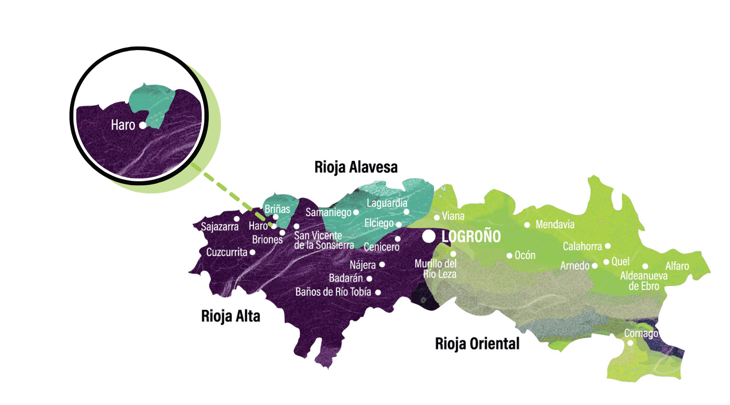 Stop 2 Rioja Road trip rioja map locations only