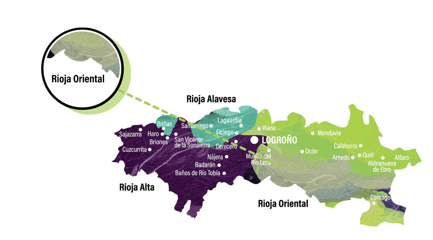 Stop 5 Rioja Road trip rioja map locations only