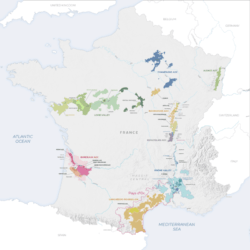 map of france